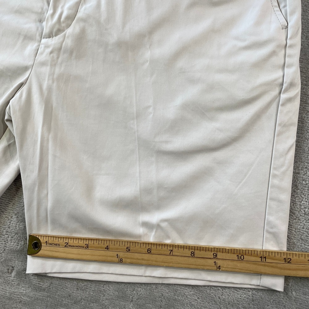 Daniel Cremieux Signature Chino Shorts Men 40 Beige Supima Casual Minimalist - Picture 5 of 8